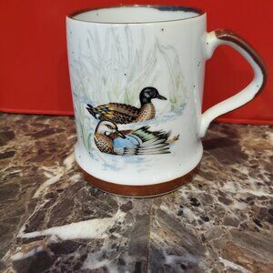 Vintage Midcentury Duck Mallard Coffee Mug